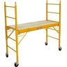 Werner 6 ft. x 6 ft. x 2.5 ft. Steel Rolling Bakers Style Scaffold 1000lb. Load Capacity