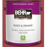 BEHR PREMIUM PLUS 1 gal. #ICC-107 Crimson Eggshell Enamel Low Odor Interior Paint & Primer