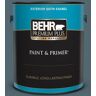 BEHR PREMIUM PLUS 1 gal. #MQ5-25 Rush Hour Satin Enamel Exterior Paint & Primer