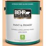 BEHR PREMIUM PLUS 1 gal. #M230-4 Cactus Blooms Semi-Gloss Enamel Low Odor Interior Paint & Primer