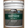 BEHR PREMIUM 5 gal. #SC-109 Wrangler Brown Solid Color Waterproofing Exterior Wood Stain and Sealer