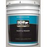 BEHR PREMIUM PLUS 5 gal. #T17-09 Laid Back Gray Satin Enamel Exterior Paint & Primer