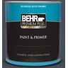 BEHR PREMIUM PLUS 1 qt. #MQ5-10 Secret Society Satin Enamel Exterior Paint & Primer