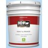 BEHR PREMIUM PLUS 5 gal. #P510-1 Greek Isles Flat Low Odor Interior Paint & Primer