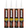 OSI QUAD Advanced Formula 10 oz. White #001 Exterior Window, Door, and Siding Sealant VOC (4-Pack)