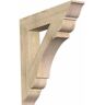 Ekena Millwork 6 in. x 40 in. x 36 in. Douglas Fir Olympic Traditional Rough Sawn Bracket