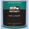 BEHR PREMIUM PLUS 1 qt. #P530-2 Promise Keeping Semi-Gloss Enamel Exterior Paint & Primer