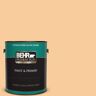 BEHR PREMIUM PLUS 1 gal. #300C-3 Bagel Semi-Gloss Enamel Exterior Paint & Primer