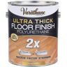 Varathane 1 gal. Clear Satin Ultra Thick 2X Water-Based Floor Polyurethane (2-Pack)