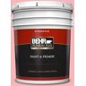 BEHR PREMIUM PLUS 5 gal. #130A-3 Ballerina Pink Flat Exterior Paint & Primer