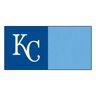 FANMATS Kansas City Royals Blue Residential 18 in. x 18 in. Peel and Stick Carpet Tile (20 Tiles/Case) 45 sq. ft.