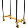 MetalTech Wall Hauler Series H - 50 in. x 27.75 in. x 48.25 in. Heavy Duty Drywall Cart with Wheels, 3000 lbs Load Capacity