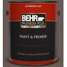 BEHR PREMIUM PLUS 1 gal. #MQ2-44 Museum Flat Exterior Paint & Primer