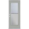 Masonite 32 in. x 80 in. Mini Blind Right-Hand Inswing Painted Steel Prehung Front Exterior Door No Brickmold