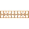 Ekena Millwork Cambridge Fretwork 0.375 in. D x 47 in. W x 12 in. L Maple Wood Panel Moulding