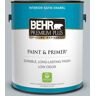 BEHR PREMIUM PLUS 1 gal. #750E-3 Skyline Steel Satin Enamel Low Odor Interior Paint & Primer