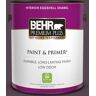 BEHR PREMIUM PLUS 1 gal. #680F-7 Baritone Eggshell Enamel Low Odor Interior Paint & Primer