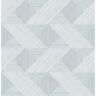 A-Street Prints Presley Light Blue Tessellation Textured Non-pasted Paper Wallpaper