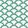 Tempaper Mosaic Scallop Emerald Green Peel and Stick Wallpaper (Covers 28 sq. ft.)