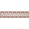 Ekena Millwork Victory Fretwork 0.25 in. D x 46.75 in. W x 10 in. L Walnut Wood Panel Moulding