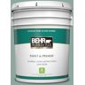 BEHR PREMIUM PLUS 5 gal. #S430-4 Green Meets Blue Semi-Gloss Enamel Low Odor Interior Paint & Primer