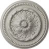 Ekena Millwork 15-3/4 in. x 1-7/8 in. Chester Urethane Ceiling Medallion (Fits Canopies upto 2-1/4 in.), Pot of Cream