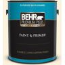 BEHR PREMIUM PLUS 1 gal. #360A-1 Social Butterfly Satin Enamel Exterior Paint & Primer