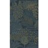 Walls Republic Blue Garden Print Non-Woven Paper Paste the Wall Textured Wallpaper 57 sq. ft.