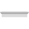 Ekena Millwork 1 in. x 146 in. x 6 in. Polyurethane Crosshead Moulding