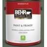 BEHR PREMIUM PLUS 1 gal. #MQ6-15 Less Travelled Flat Low Odor Interior Paint & Primer