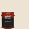 BEHR PREMIUM PLUS 1 gal. #T14-3 Miami Weiss Flat Exterior Paint & Primer