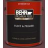 BEHR PREMIUM PLUS 1 gal. #T11-10 Wild Thing Flat Exterior Paint & Primer