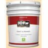 BEHR PREMIUM PLUS 5 gal. #CE-04 Peach of Mind Flat Low Odor Interior Paint & Primer