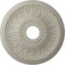 Ekena Millwork 1-1/2 in. x 18 in. x 18 in. Polyurethane Bailey Ceiling Medallion, Pot of Cream Crackle