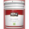 BEHR PREMIUM PLUS 5 gal. #MQ1-11 Drama Queen Flat Low Odor Interior Paint & Primer