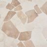 Ivy Hill Tile Countryside Flagstone Komodo Beige 39.37 in. x 39.37 in. Honed Marble Mosaic Floor and Wall Tile (10.76 sq. ft./Each)