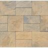 Nantucket Pavers Patio-on-a-Pallet 10 ft. x 10 ft. Concrete Tan Variegated Basket weave Yorkstone Paver (37 Pieces/100 Sq. Ft)