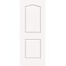 JELD-WEN 24 in. x 80 in. Camden White Painted Textured Solid Core Molded Composite MDF Interior Door Slab