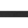 Daltile Delegate Black 3 in. x 24 in. Color Body Porcelain Bullnose Trim Tile (4.52 sq. ft./case)