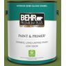 BEHR PREMIUM PLUS 1 gal. #M350-7 Healing Plant Semi-Gloss Enamel Low Odor Interior Paint & Primer