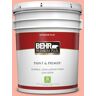 BEHR PREMIUM PLUS 5 gal. #180A-3 Just Blush Flat Low Odor Interior Paint & Primer