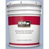 BEHR PREMIUM PLUS 5 gal. Home Decorators Collection #HDC-SP14-10 Blue Tribute Hi-Gloss Enamel Interior/Exterior Paint