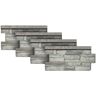 Urestone Ledgestone Wainscot #60 Cascade Canyon 48 in. x 24 in. Stone Veneer Panel (4-Pack)