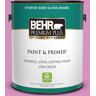 BEHR PREMIUM PLUS 1 gal. #680B-4 Pressed Flower Semi-Gloss Enamel Low Odor Interior Paint & Primer