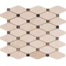 MSI Valencia Blend Elongated Octagon 12.25 in. x 15 in. Polished Marble Look Floor and Wall Tile (11 sq. ft./Case)