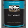 BEHR PREMIUM PLUS 1 gal. #N460-6 Hematite Satin Enamel Exterior Paint & Primer