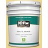 BEHR PREMIUM PLUS 5 gal. #370D-4 Mustard Seed Semi-Gloss Enamel Low Odor Interior Paint & Primer