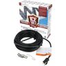 WarmlyYours Ice Shield Roof and Gutter Deicing Cable Kit, Plug-in, 120V (100 Ft)