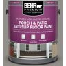 BEHR PREMIUM 1 gal. #HDC-AC-19 Grant Gray Textured Low-Lustre Enamel Interior/Exterior Porch and Patio Anti-Slip Floor Paint