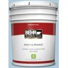 BEHR PREMIUM PLUS 5 gal. #S500-2 Essex Blue Flat Low Odor Interior Paint & Primer